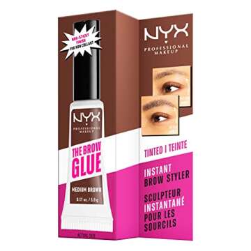NYX PROFESSIONAL MAKEUP The Brow Glue, Extreme Hold Eyebrow Gel