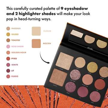 Milani Gilded Ember Eye & Face Palette - Bold Colors