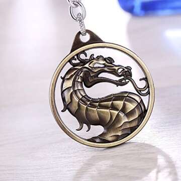 Vintage Charms Dragon KeyChain - Unique Gift for All