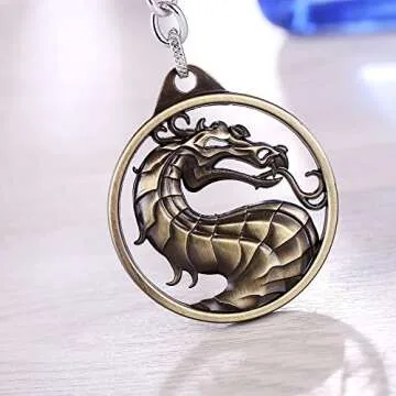 Vintage Charms Dragon KeyChain - Unique Gift for All