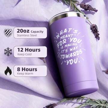 JollaLuna Birthday Gifts for Women, Lavender Bath Relaxing Spa Gift Set Basket Box, Women Birthday Unique Gift Ideas, Christmas Gifts for Mom Wife Girlfriend Daughter Friend Teacher Women Gifts