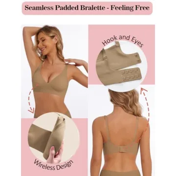 Deep V Push Up Bralette for Comfort and Style
