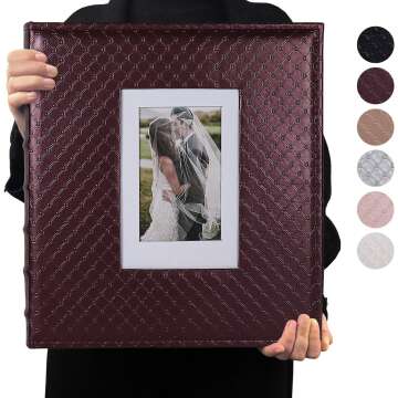 Red Wine Photo Album for Your Favorite Memories
