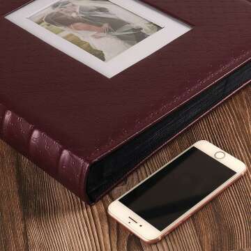 Red Wine Photo Album for Your Favorite Memories