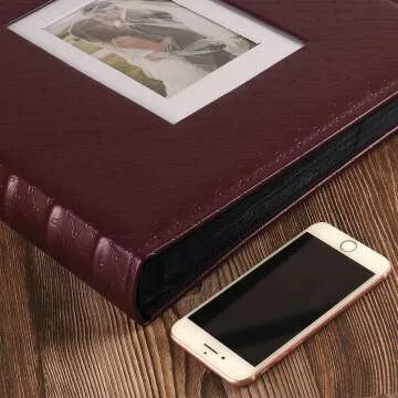 Red Wine Photo Album for Your Favorite Memories