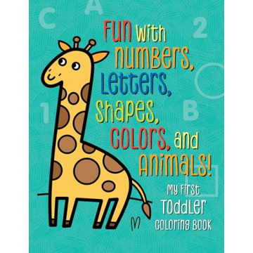 My First Toddler Coloring Book for Educational Fun