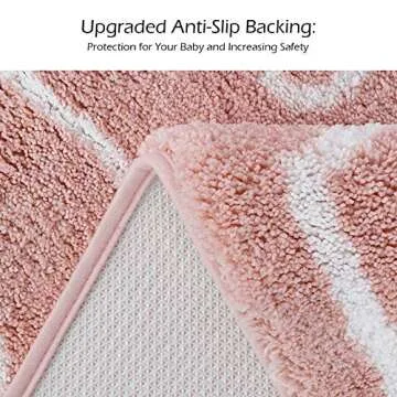 LIVEBOX Kids Non-Slip Hopscotch Rug for Playrooms