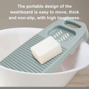 Hand Washing Board - Portable Laundry Tool for Easy Cleaning