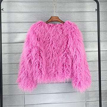 Fluffy Faux Fur Coat Women’s Jacket for Winter Fashion