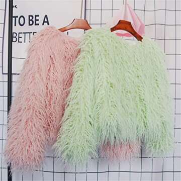 Fluffy Faux Fur Coat Women’s Jacket for Winter Fashion