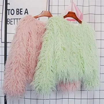 Fluffy Faux Fur Coat Women’s Jacket for Winter Fashion