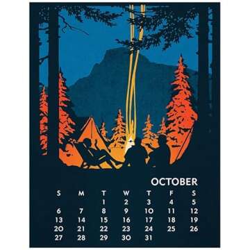 Linnea Design 2024 Poster Calendar 11 x 14" Artwork by Johanna Riley