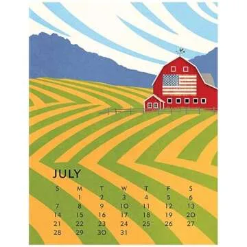 Linnea Design 2024 Poster Calendar 11 x 14" Artwork by Johanna Riley