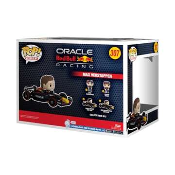 Funko POP! Ride Super Deluxe: Formula 1 - Max Verstappen - Red Bull F1 - Collectable Vinyl Figure - Gift Idea - Official Merchandise - for Kids & Adults - Sports Fans - Model Figure for Collectors