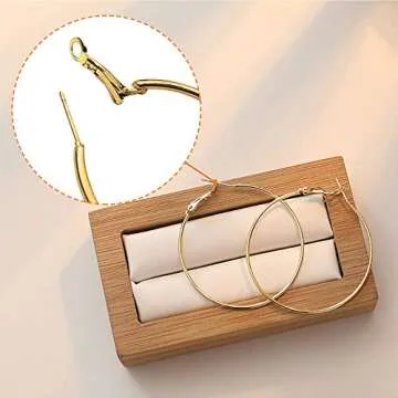 60pcs Earring Hoops for DIY Crafts & Jewelry Making