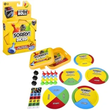Hasbro Gaming Sorry DICE Game - Portable Family Fun for All Ages