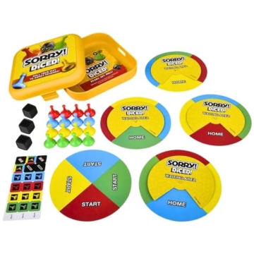 Hasbro Gaming Sorry DICE Portable Family Board Game
