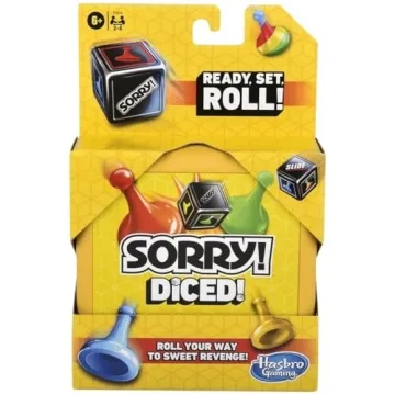 Hasbro Gaming Sorry DICE Portable Family Board Game