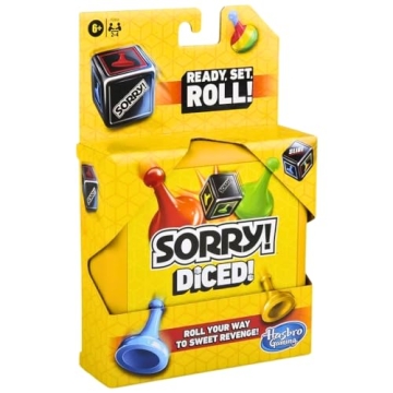 Hasbro Gaming Sorry DICE Portable Family Board Game