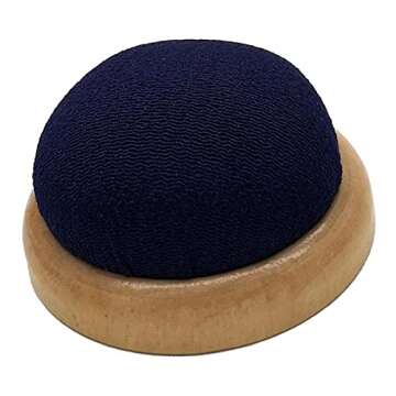 Esquirla Navy Blue Sewing Cushion Pincushion Tool