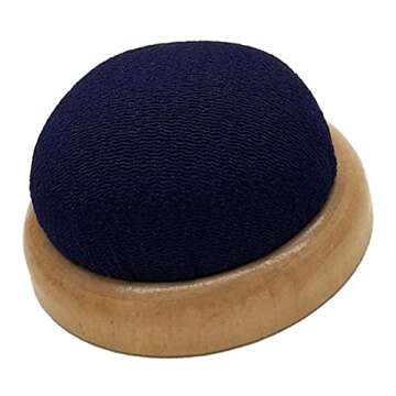 Esquirla Navy Blue Sewing Cushion Pincushion Tool