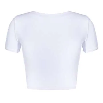 Trendy Y2K Women Crop Top for Workout & Casual Style