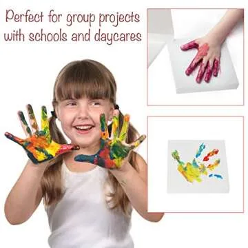 Silverlake Craft Foam Squares - American-Made Hard Foam - 12-Pack 6x6x1 EPS Boards for Crafting, Teaching & Small Business