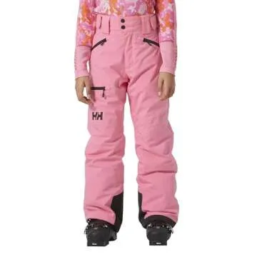 Helly-Hansen Junior Unisex Elements Ski Pants, 068 Sugar Pink - 12