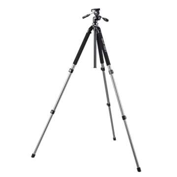 SLIK Pro 700 DX Tripod with 700DX 3-Way, Pan-and-Tilt Head - Titanium