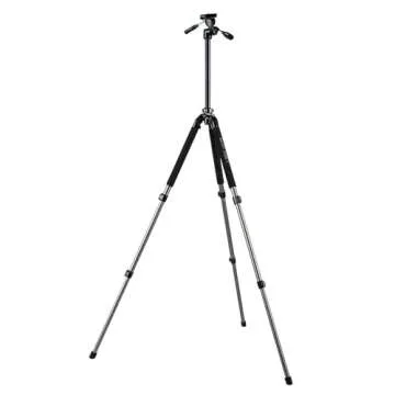 SLIK Pro 700 DX Tripod with 700DX 3-Way, Pan-and-Tilt Head - Titanium