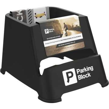 Freestanding Skateboard Stand - Portable Rack for Decks