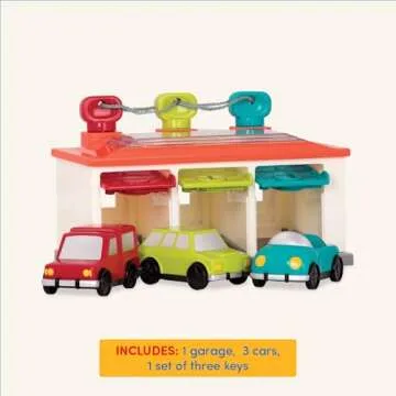 Battat Car & Color Sorting Playset for Toddlers 2+