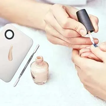 2 in 1 Stainless Steel Makeup Mixing Palette Set