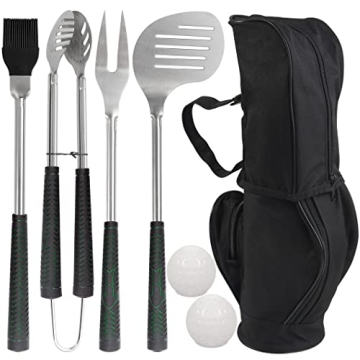 POLIGO Golfers Grill Set - Ultimate BBQ Tools for Golf Enthusiasts