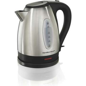 Hamilton Beach 1.7L Electric Tea Kettle - Stainless Steel