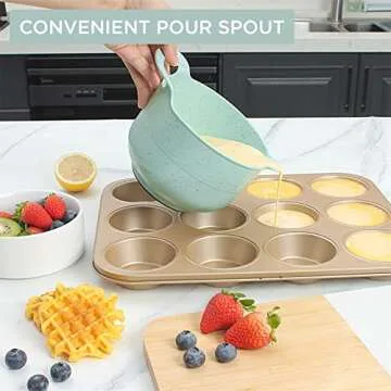 Cook with Color 4-Piece Non-Slip Mixing Bowl Set
