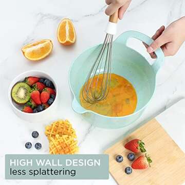Cook with Color 4-Piece Non-Slip Mixing Bowl Set