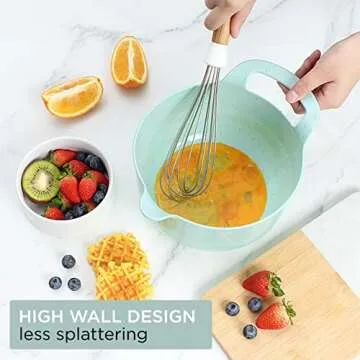 Cook with Color 4-Piece Non-Slip Mixing Bowl Set