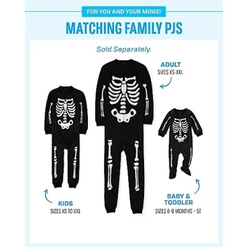 Glow-in-the-Dark Skeleton Pajamas for Babies & Toddlers