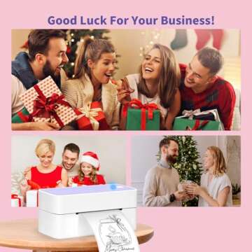 ASprink Bluetooth Shipping Label Printer for Easy Labeling