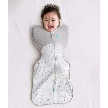 Love to Dream Swaddle, Baby Sleep Sack, Swaddle UP Self-Soothing Swaddles for Newborns, Get Longer Sleep, Snug Fit Helps Calm Startle Reflex, Suitable for All Seasons, 13-19 lbs, North Star White