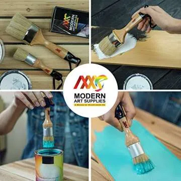 Chalk Paint Brushes Set for Perfect Furniture Painting