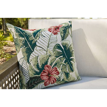 Durable Outdoor Wicker Loveseat by Ashley - Weather-Resistant