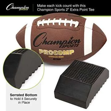 Champion Sports Extra-Point Kicking Tee for Practice