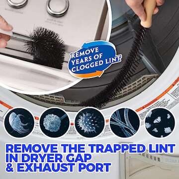 Holikme Dryer Vent Cleaner Kit For Safe Efficient Drying