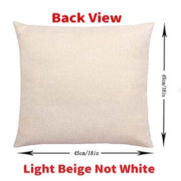 KAKABUQU Easter Bunny Throw Pillow Covers - Set of 2