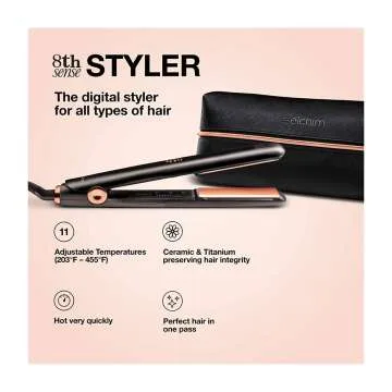 Elchim 8th Sense Styler Hair Straightener - Premium Quality