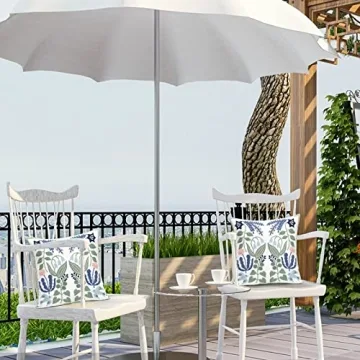 Pilmandu Pack of 2 Embroidered Decorative Throw Pillow Cover 18x18 Inch Farmhouse Floral Pillowcase for Living Room Sofa Bed (Bird Flower)