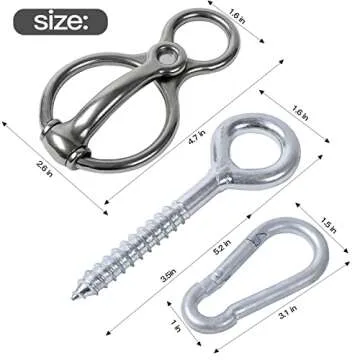 Blocker tie Ring for Horses,Horse tack and Supplies Horse Accessories,Horse tie Ring Prevents Horses from Pulling Back Sturdy Stainless Steel