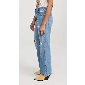 Levi's Women's Baggy Boot Jeans, Flea Market Find, Blue, 26